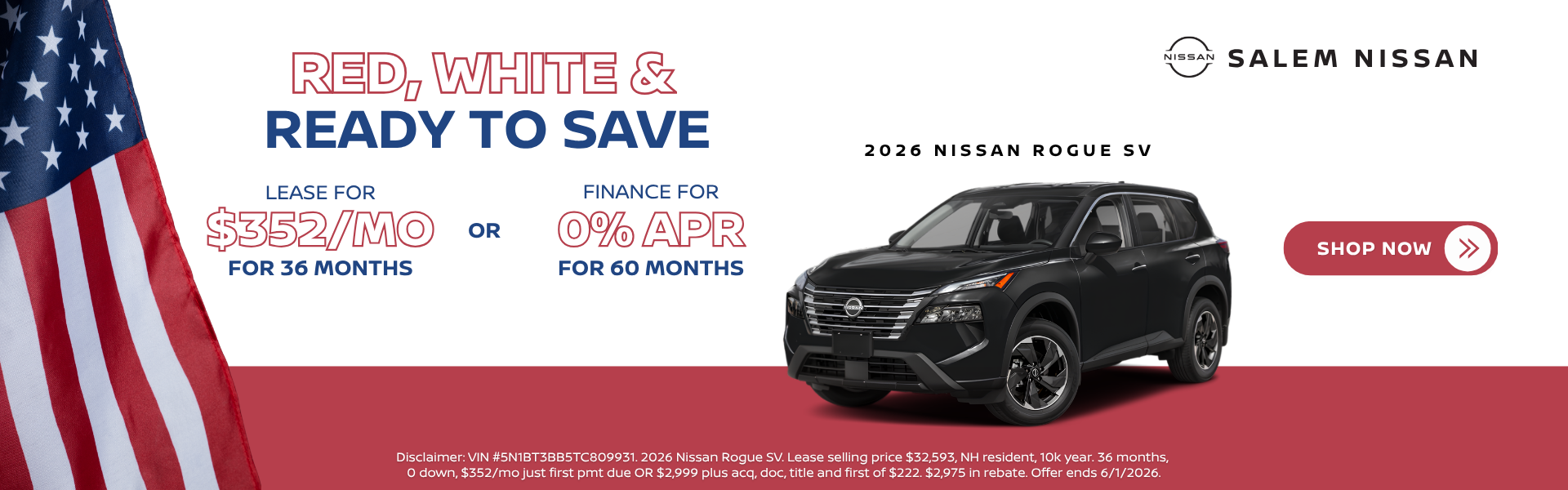 2026 Nissan Rogue Specials