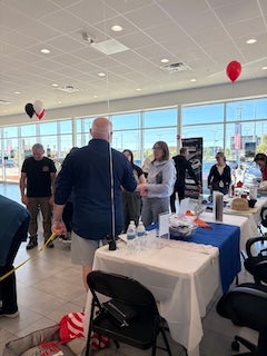 Happy customers at Salem Nissan's Grand Opening